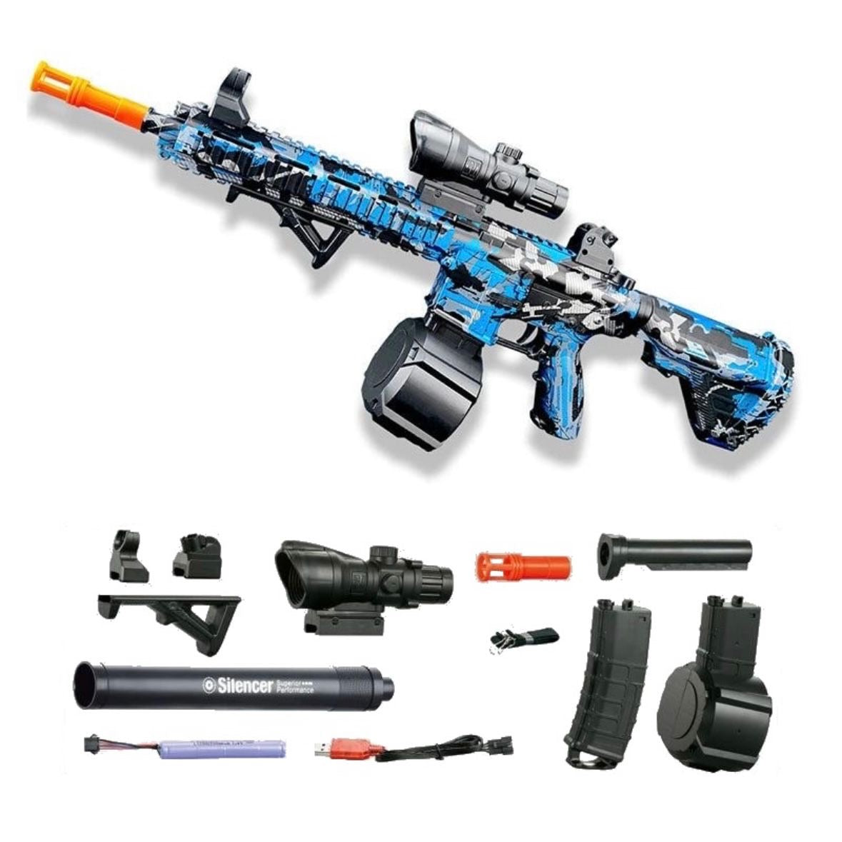 Rifle M416 de bolas de Gel