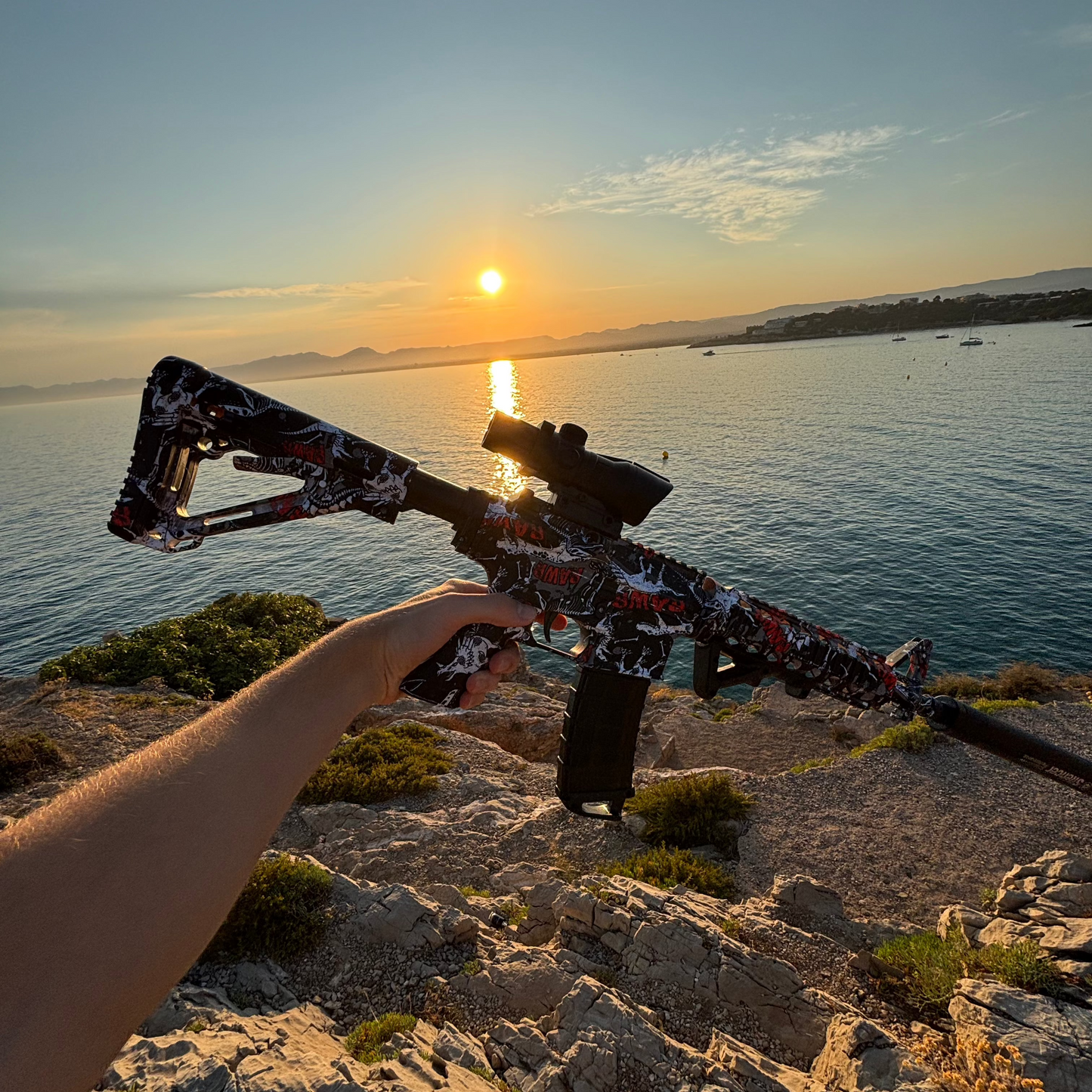 Rifle M416 de bolas de Gel